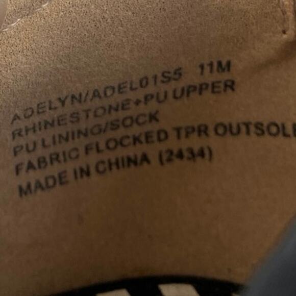 Betsey Johnson Adelyn Multicolor Plaid Rhinestone Glitter Heeled Loafer Size 11M - Picture 7 of 7